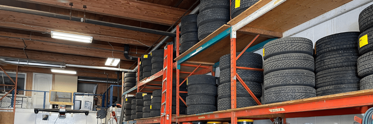 Quality tires at Bruce Auto Repair shop