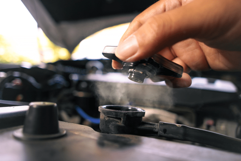 opening radiator cap